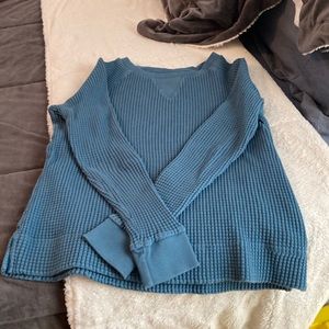 North face women’s waffle shirt size M